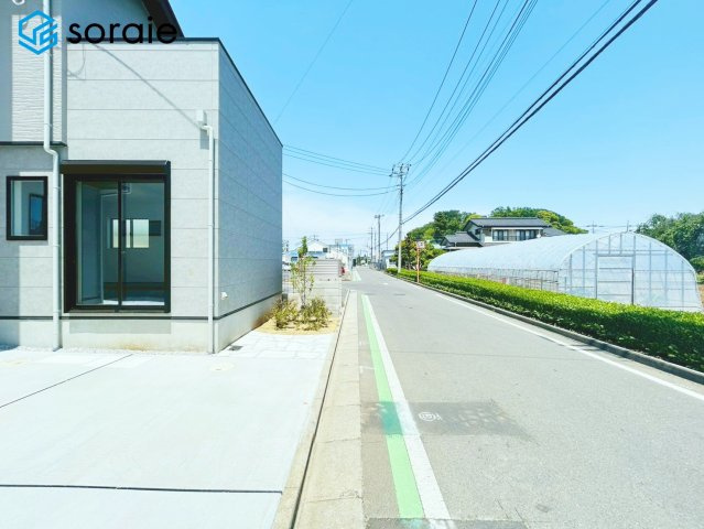所沢市東狭山ヶ丘７期　新築戸建　全5棟 3号棟の前面道路含む現地写真|2026/5/19撮影
