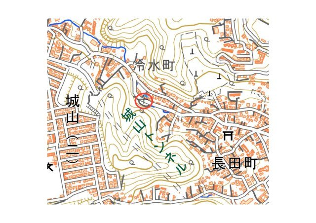 鹿児島市冷水町2棟一括の地図