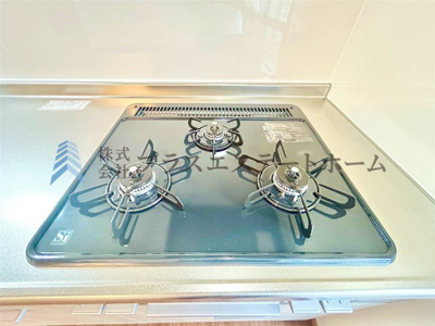 【その他】 | 藤和明石公園ハイタウン弐号棟 | 3口コンロでお料理もはかどります♪コンロもピカピカです♪