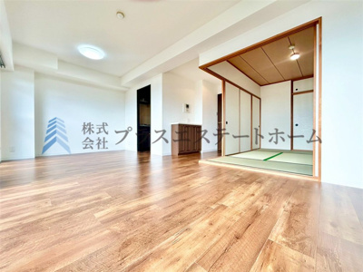 【居間・リビング】 | ライオンズマンション明石江井ヶ島 | 独立キッチンなのでリビングに煙や臭いをあまり流れないようにしています♪