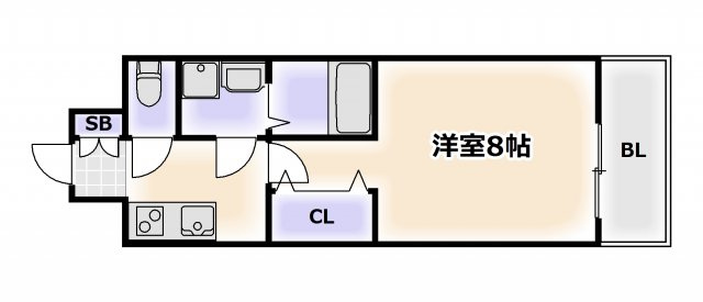 【間取り】 | ワールドアイ難波南ポルタ