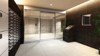 ハーモニーレジデンス両国テラスのエントランス