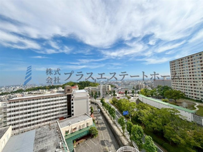 【展望】 | 夢野ハイタウン2号棟 | 物件からの眺望です♪周辺に高い建物がないので人の目線を気にせずに生活できます♪