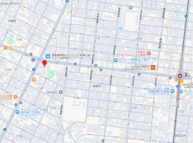 【地図】 | ハレレア帝塚山１１