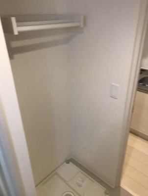 【設備】 | リブリ・ちぐら | 室内洗濯機置場。