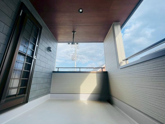 所沢市上新井第14期　新築戸建　全6棟　1号棟のバルコニー|4月20日撮影