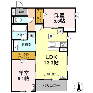 【間取り】 | カサ　クアルト