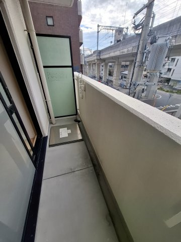 ラポール今津のバルコニー