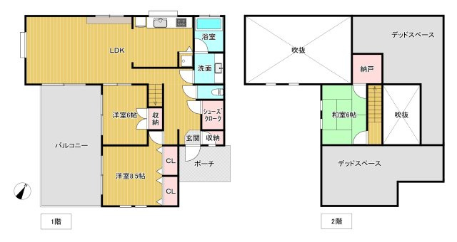 商談中　四季折々の花を楽しめるゴルフガーデンの3LDKの間取り|吹抜けリビングが開放的な3LDK