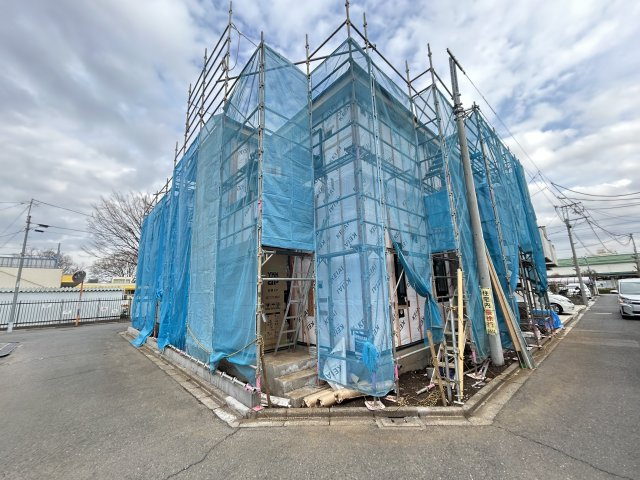 西東京市西原町４丁目　新築一戸建　西武新宿線　田無の前面道路含む現地写真