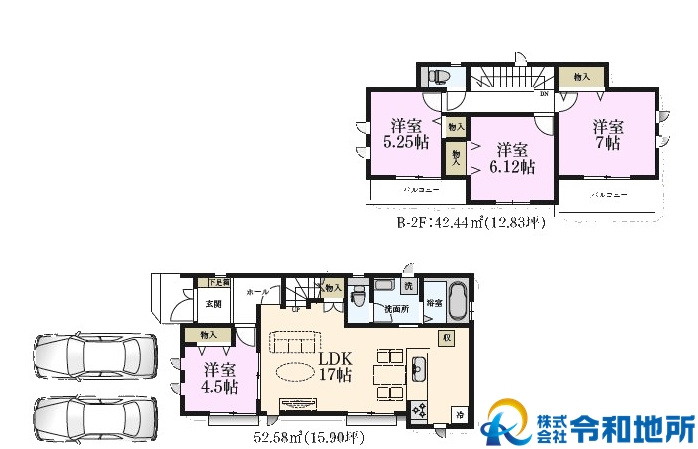 新築戸建　藤沢市大庭の間取り