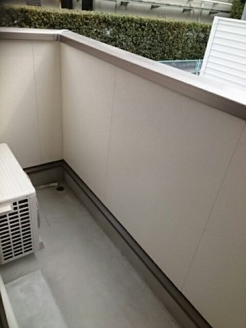 アルビコッコのバルコニー