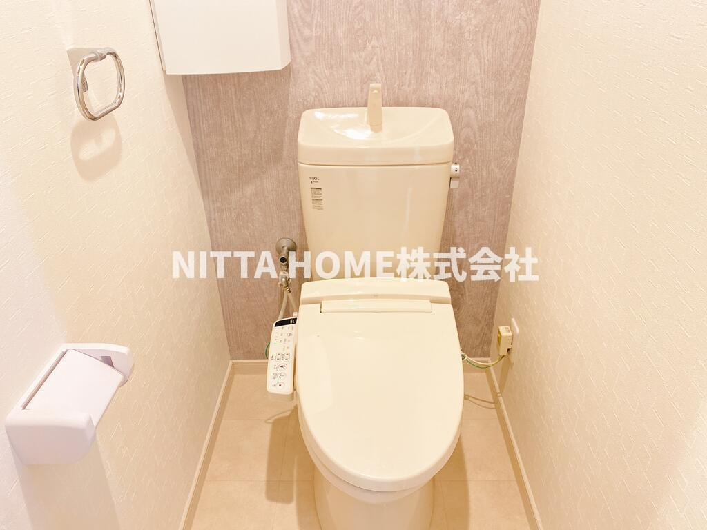 花太コーポ篠尾のトイレ|暖房洗浄機能付きのトイレです◇