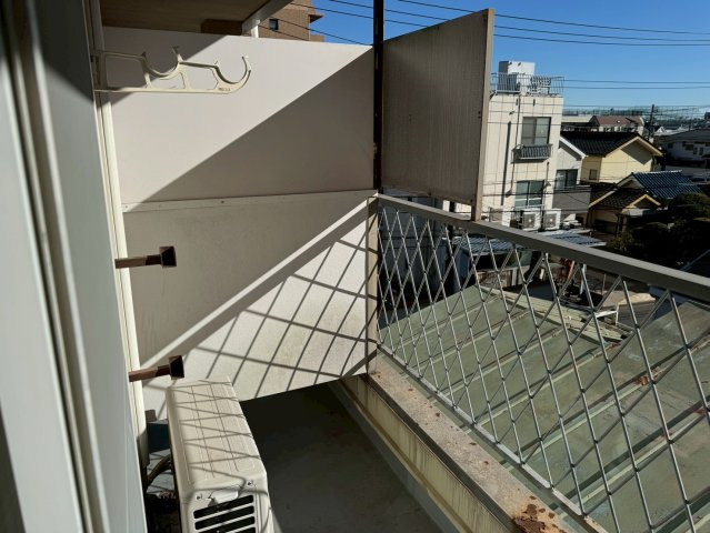 モンシャトー天神町のバルコニー