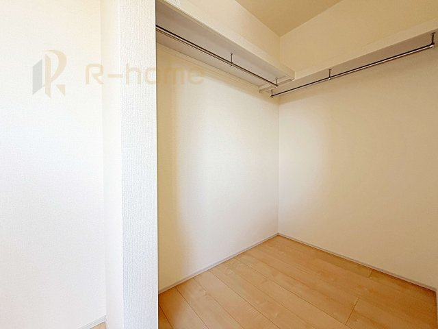 ひたちなか市田宮原1期　新築戸建て　2号棟の収納|人気のウォークインクローゼット！アウター類はもちろん、季節ものや寝具も収納できます！