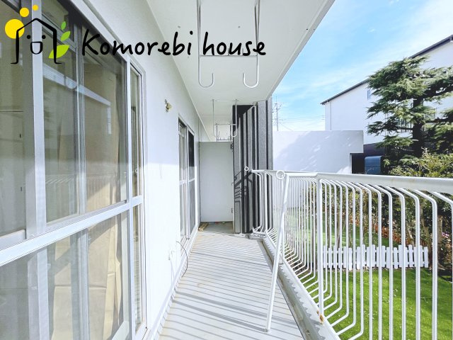 東急ドエル桶川ビレジ　1号棟のバルコニー|お洗濯にも便利なバルコニー付き