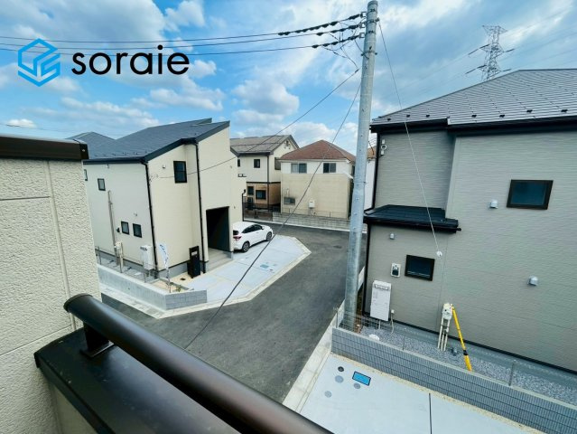 所沢市上新井第14期　新築戸建　全5棟　3号棟の展望|4/20　撮影
