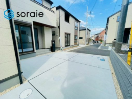 所沢市上新井第14期　新築戸建　全5棟　3号棟の駐車場|4/20　撮影