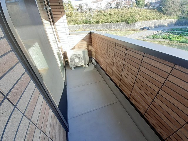 クリスタル・コートのバルコニー