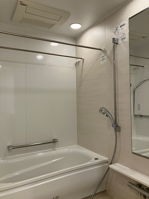 幕張ベイパークミッドスクエアタワーの浴室