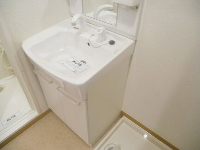 ロータス　ブルーの独立洗面台|※別室参考写真です。