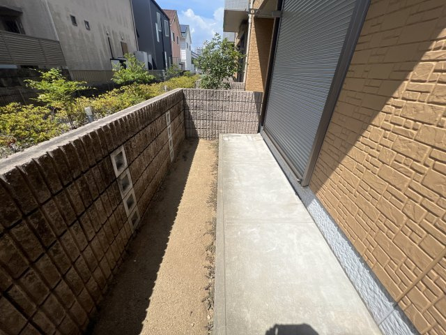 ソレイユ神田のバルコニー