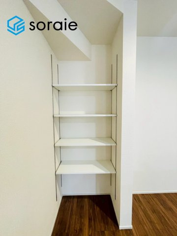 所沢市上新井第14期　新築戸建　全6棟　5号棟の収納|4/20　撮影