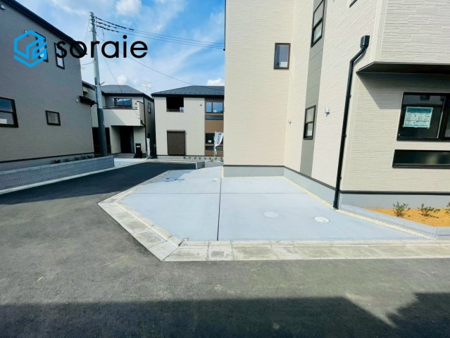 所沢市上新井第14期　新築戸建　全6棟　5号棟の駐車場|4/20　撮影
