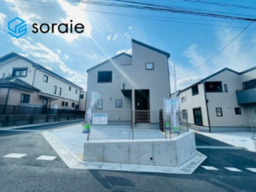 所沢市上新井第14期　新築戸建　全6棟　6号棟の外観|4/20　撮影