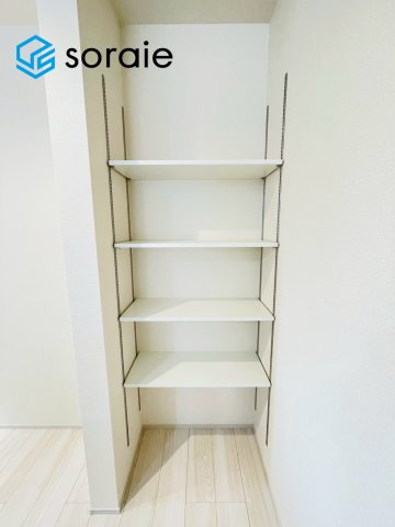 所沢市上新井第14期　新築戸建　全6棟　4号棟の収納|4/20　撮影