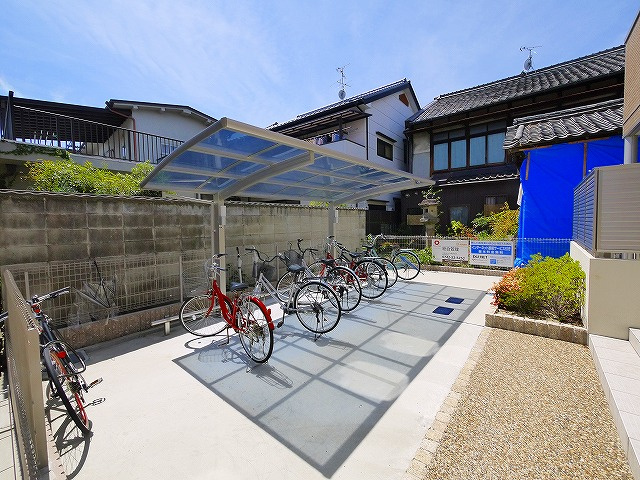 ウィット郡山のその他共用部分|駐輪場です