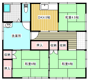 下町中川邸の間取り