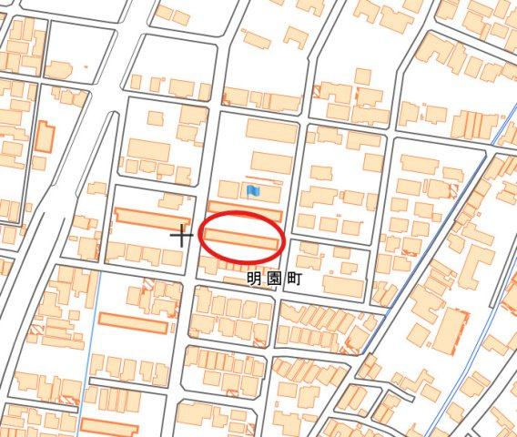 富山県高岡市　1棟マンションの地図