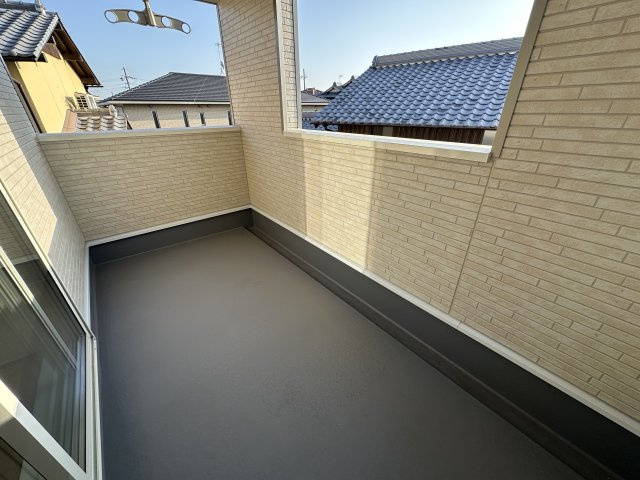 明石市大久保町松陰新築戸建2号棟のバルコニー