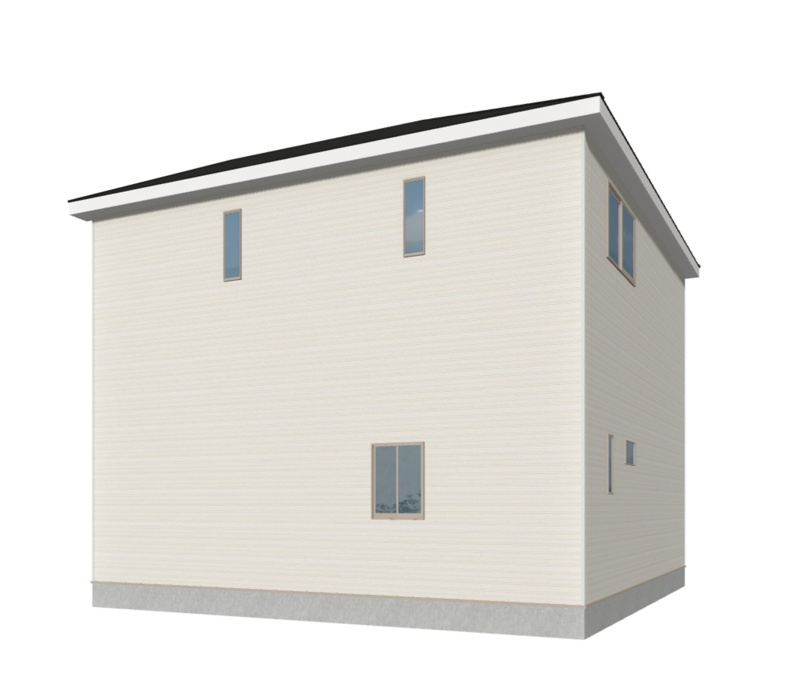 Cradlegarden　 高萩市下手綱　第5　限定1棟！の完成予想図|北西側。