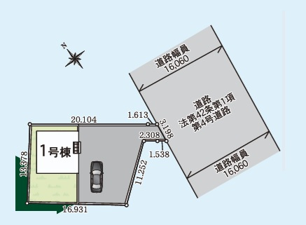 Cradlegarden　 高萩市下手綱　第5　限定1棟！の前面道路含む現地写真|敷地面積ゆったり約78坪。気になる他の物件と合わせての現地ご案内も可能です。お気軽にお問い合わせください。

