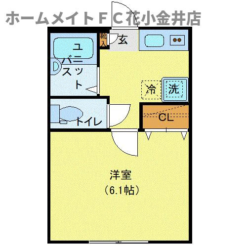 【間取り】 | AZEST-RENT一橋学園Ⅱ