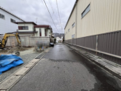 【前面道路含む現地写真】 | 大津市際川4丁目1-24　新築分譲