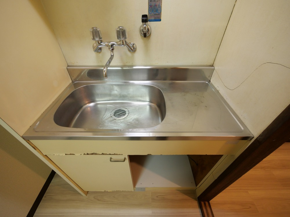 大阪市東成区中道４丁目の賃貸マンションのキッチン