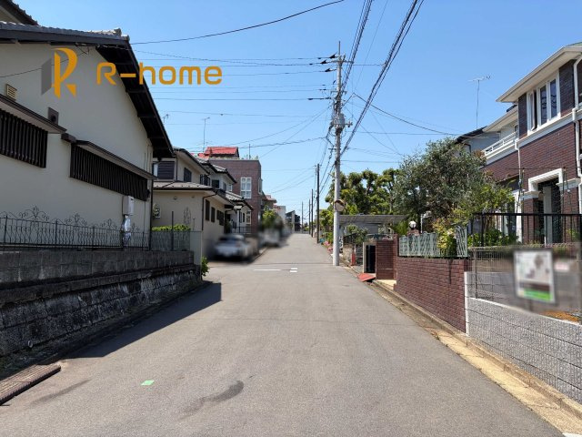 我孫子市古戸2期　新築戸建て　1号棟の前面道路含む現地写真|堂々！建物完成♪実際のお部屋をご見学可能です♪
ご見学が一番の資料！お気軽にお問い合わせ下さい♪