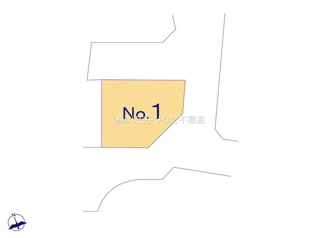 『八王子市新築戸建て』八王子市大和田町3-18-22【仲介手数料無料】の区画図|～仲介手数料無料☆八王子ひなた不動産～八王子市大和田町　新築戸建て