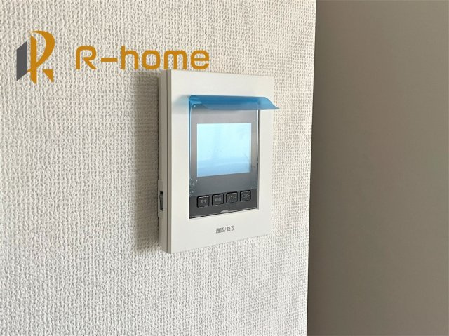 我孫子市台田4期　新築戸建て　1号棟のセキュリティ|訪問者を確認してから会話ができて安心！防犯性の高いモニター付インターフォンです！