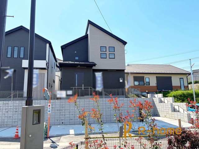 我孫子市台田4期　新築戸建て　1号棟の外観|建物完成いたしました！ご予約で『平日』や『夕方』などでもご見学可能です！