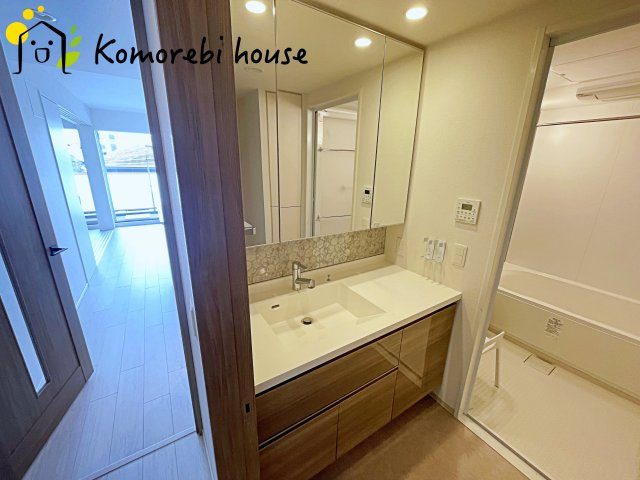 デュオヒルズ西大宮ザ・グランテラスの独立洗面台|26.2.6撮影済み