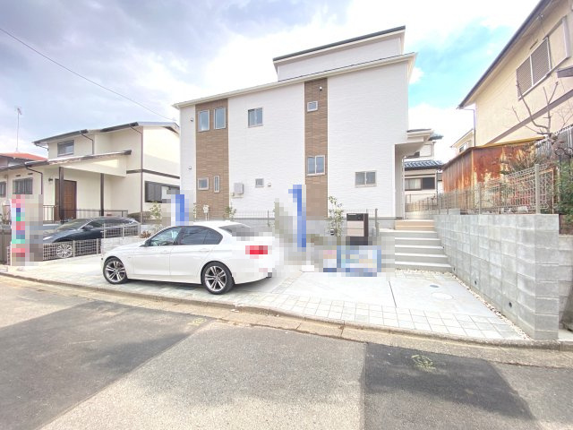 祝　成約済み　八王子市　北野台　新築戸建て　の外観|～仲介手数料無料☆八王子ひなた不動産～八王子市北野台　新築戸建て