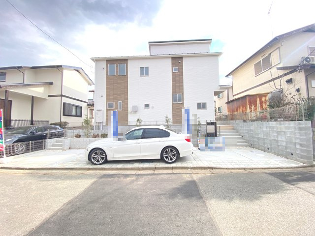 祝　成約済み　八王子市　北野台　新築戸建て　の外観|～仲介手数料無料☆八王子ひなた不動産～八王子市北野台　新築戸建て
