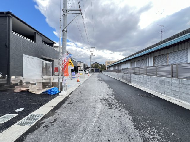 橿原市土橋町第４　全1棟の前面道路含む現地写真
