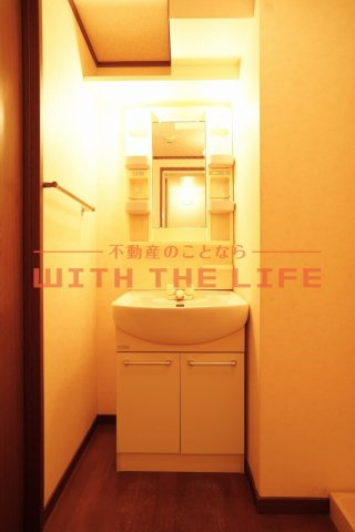 グリーン花水木II【キャッシュバック対象物件】の洗面所|独立洗面化粧台が付いています