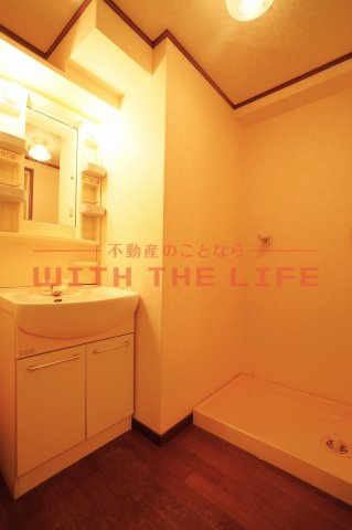 グリーン花水木II【キャッシュバック対象物件】の洗面所|スペースが確保できる洗面所です