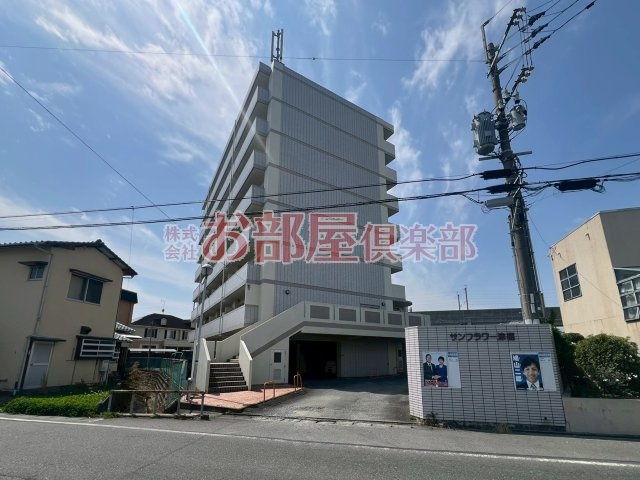 サンフラワー津福の外観|外観は落ち着いています